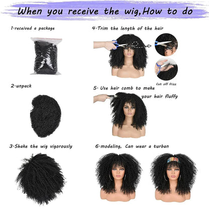 Afro Kinky Curly Wig
