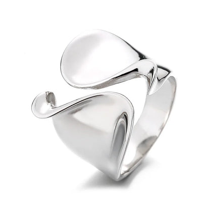 Minimalist Handmade Simple BIg Ring