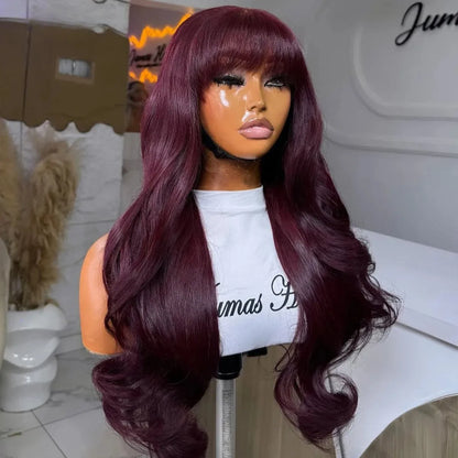 Ombre Brown With Bangs