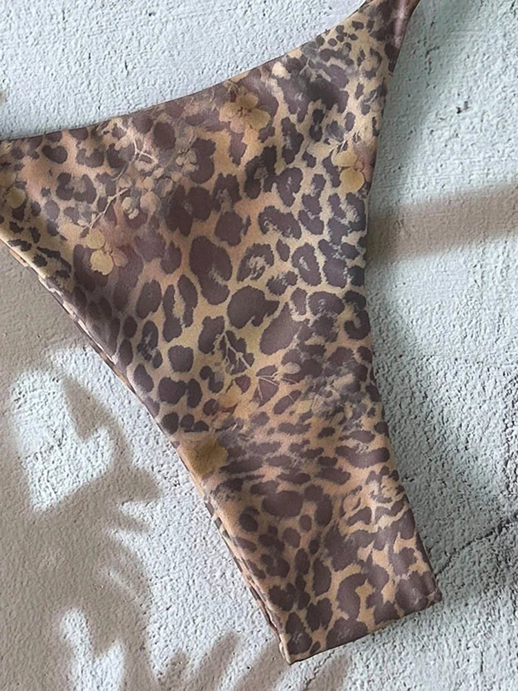 Leopard Push Up Bikinis