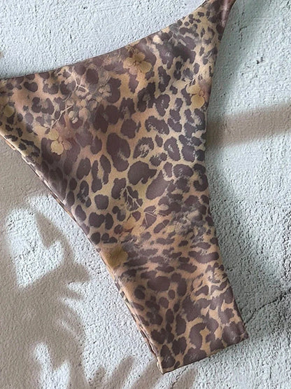 Leopard Push Up Bikinis