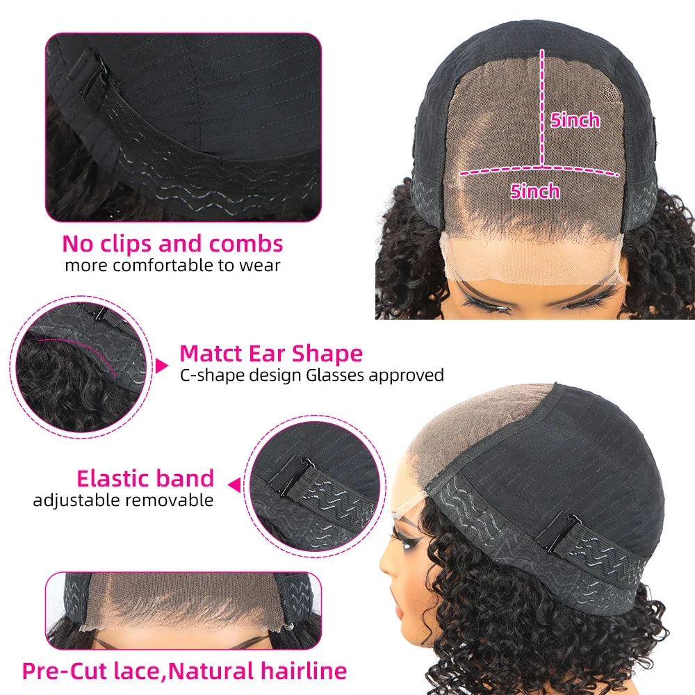 Highlight 5x5 Glueless Wigs Human Hair