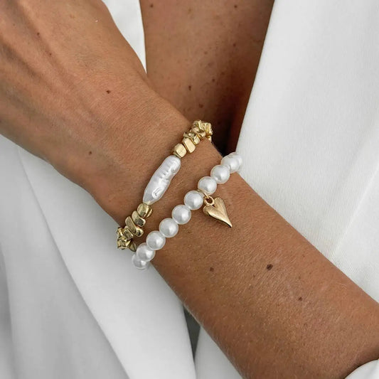 Elegant Imitation Pearl Bracelet