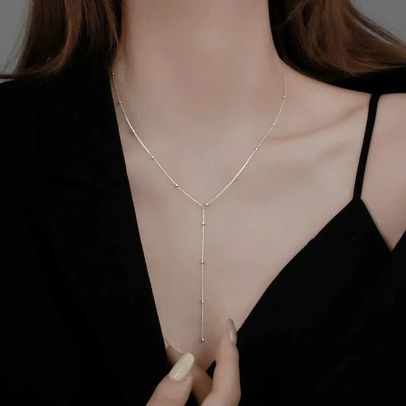 Long Tassel Chain Necklaces