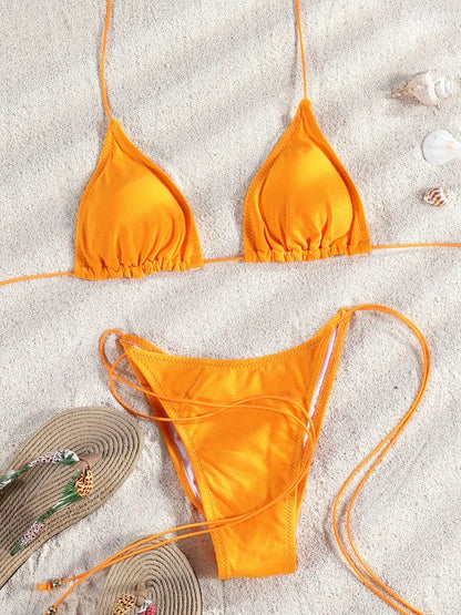 Solid Bikini Sets