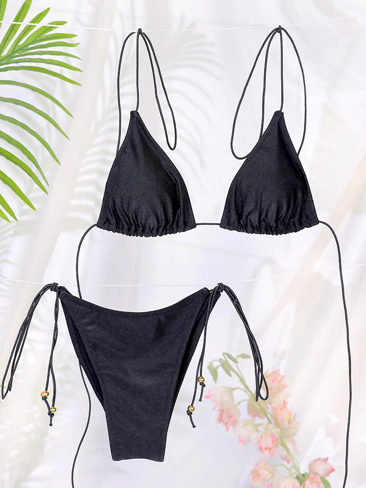 Solid Bikini Sets