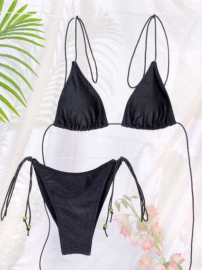 Solid Bikini Sets