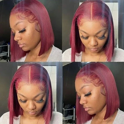 Sleek Straight Short Bob Wig
