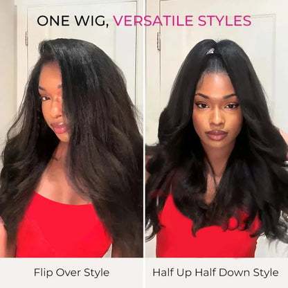 Kinky Straight Half Wig