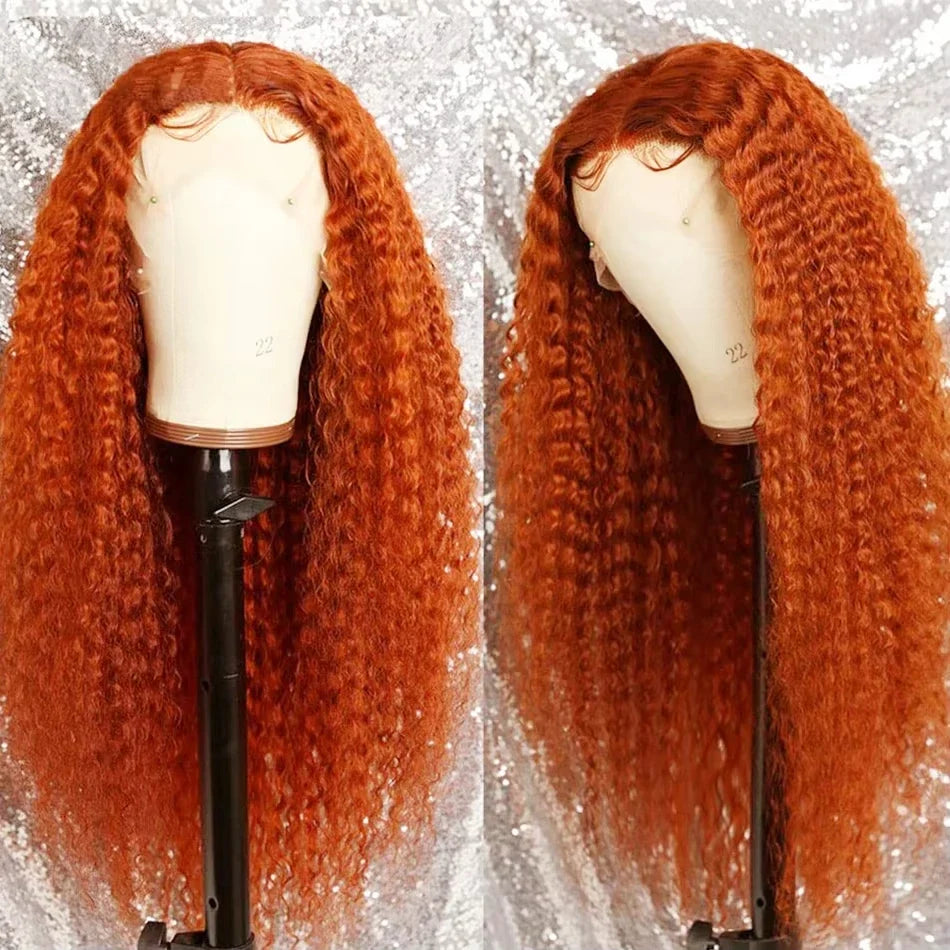 Orange Ginger Deep Wave Human Hair