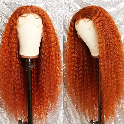 Orange Ginger Deep Wave Human Hair