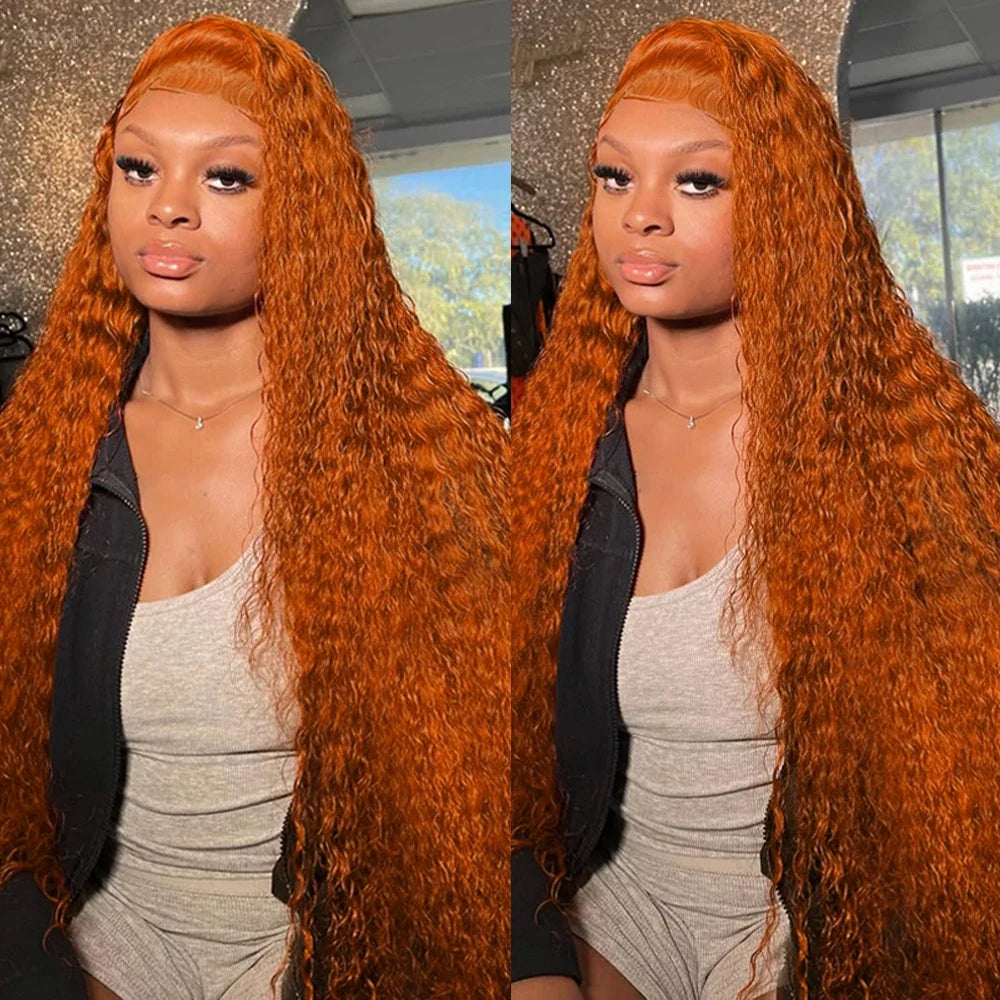 Orange Ginger Lace Front Wig