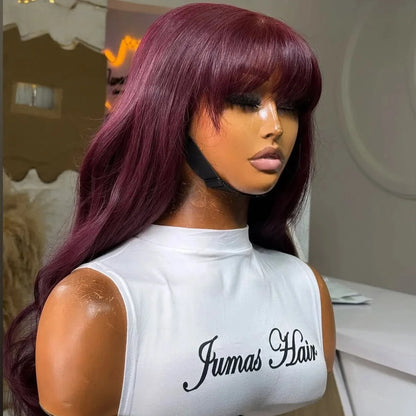 Ombre Brown With Bangs