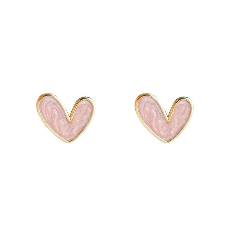 Heart Pearl Earrings
