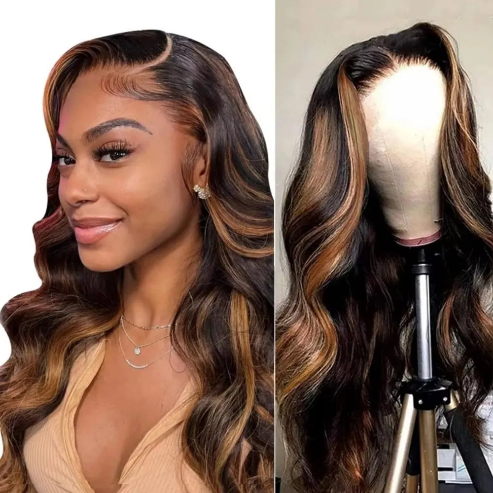 1B/30 Ombre Highlight Lace Front Wigs