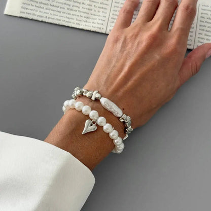 Elegant Imitation Pearl Bracelet