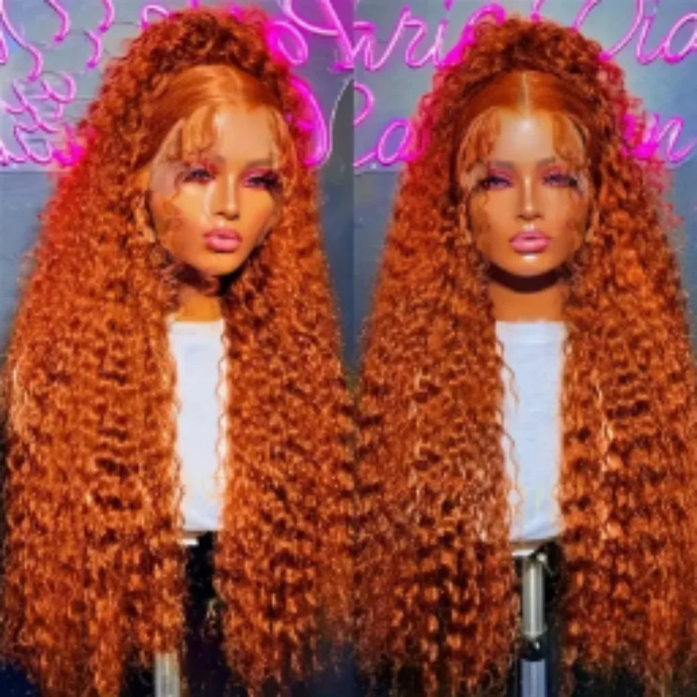 Human Hair Ginger Orange