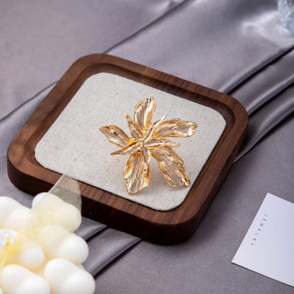 Layered Big Flower Ring