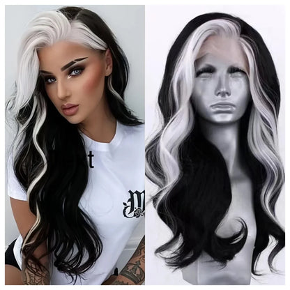 Ombre Ash Blonde With Dark Roots