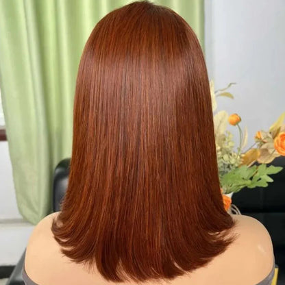 Sleek Straight Short Bob Wig
