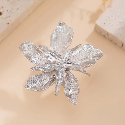 Layered Big Flower Ring
