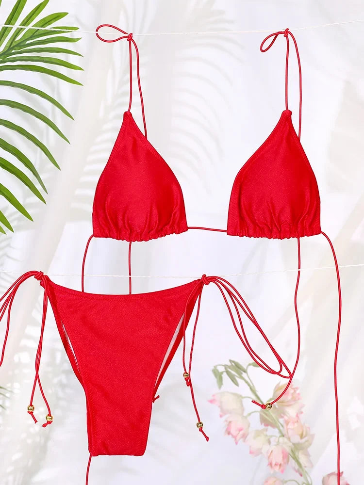 Solid Bikini Sets