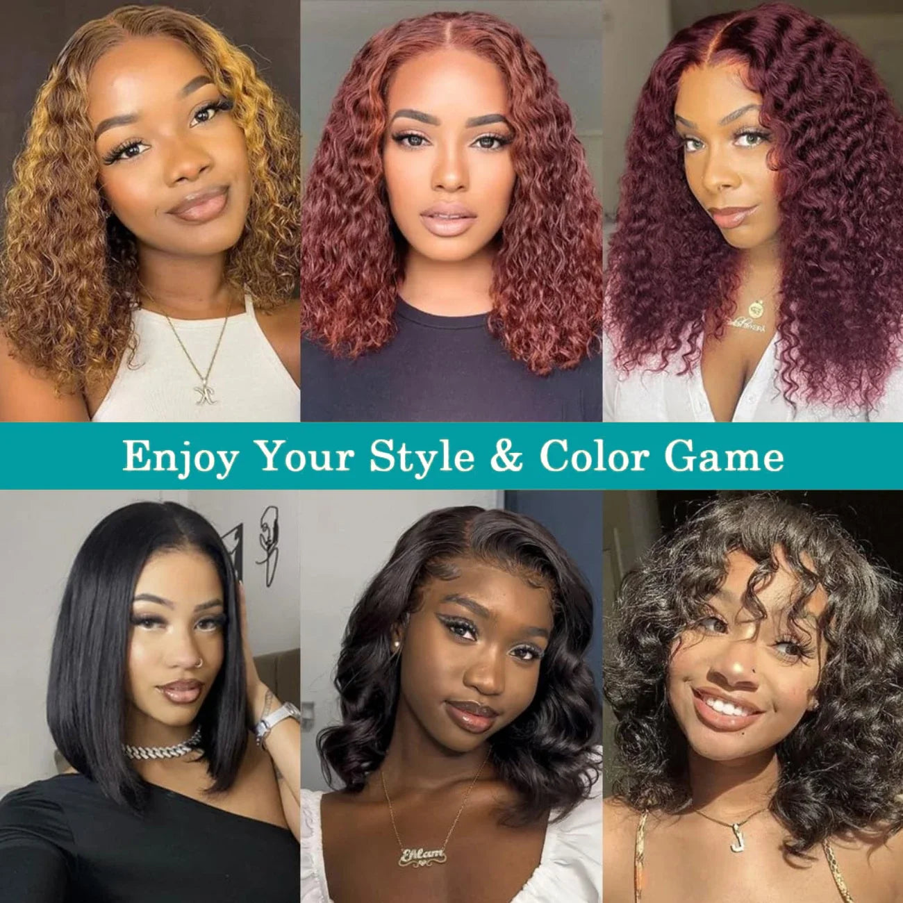 Brazilian Curly Lace Front Wig Short Bob
