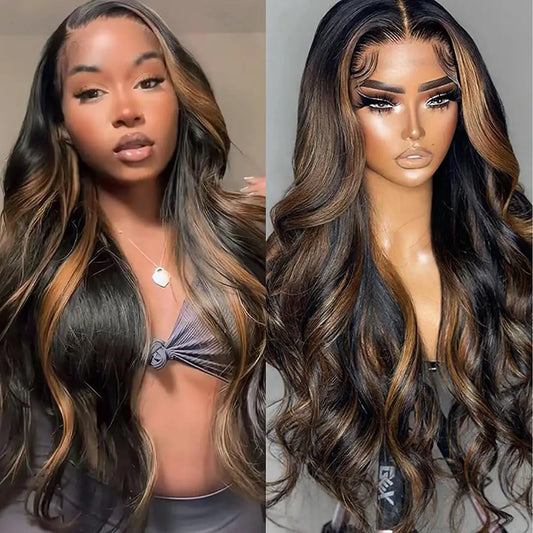 1B/30 Ombre Highlight Lace Front Wigs