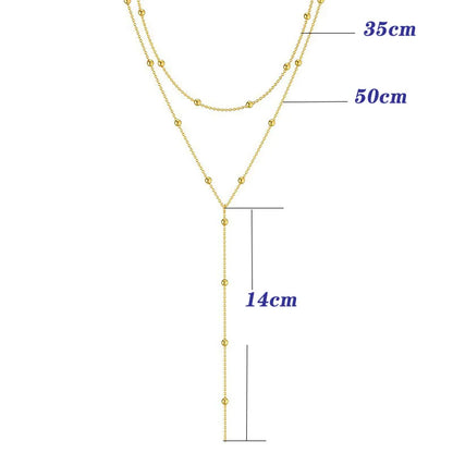 Long Tassel Chain Necklaces