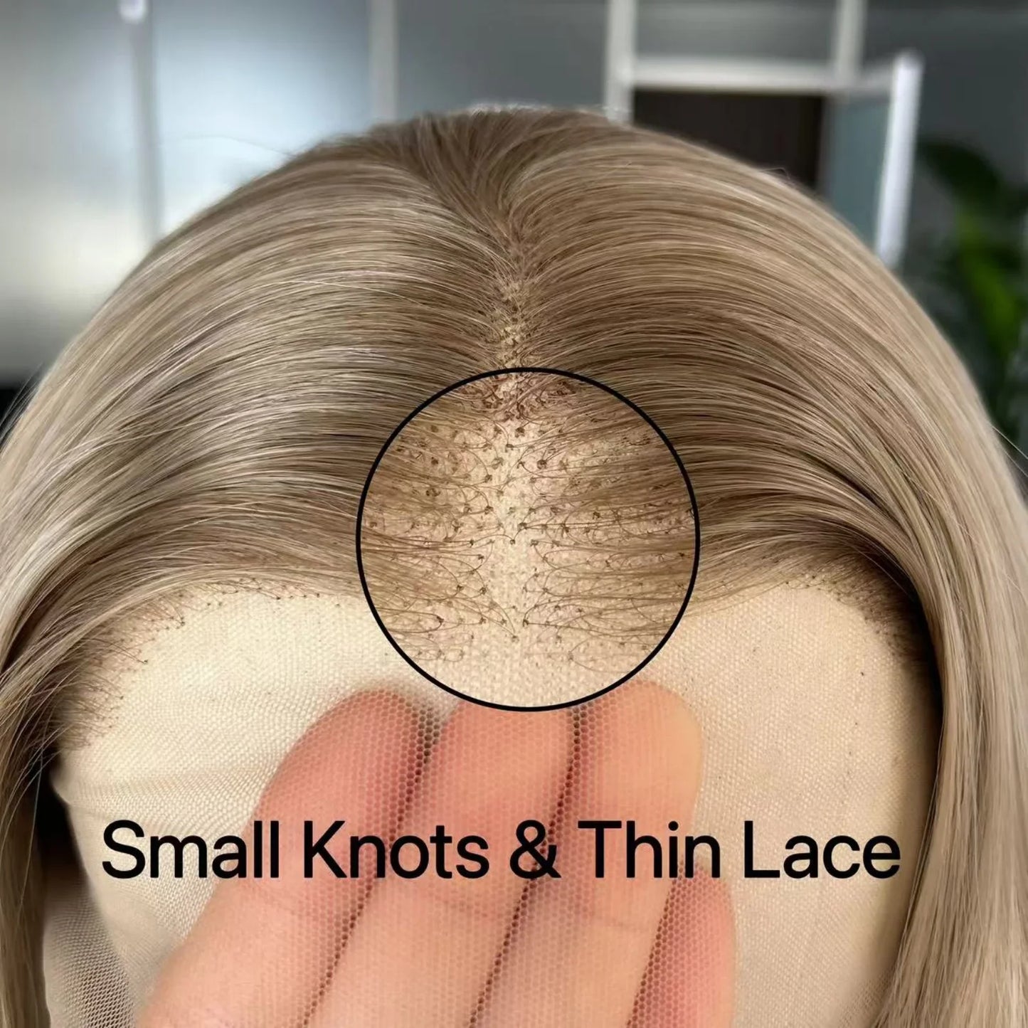 Ombre Ash Blonde Wig