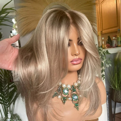 Ombre Icy Blonde Synthetic