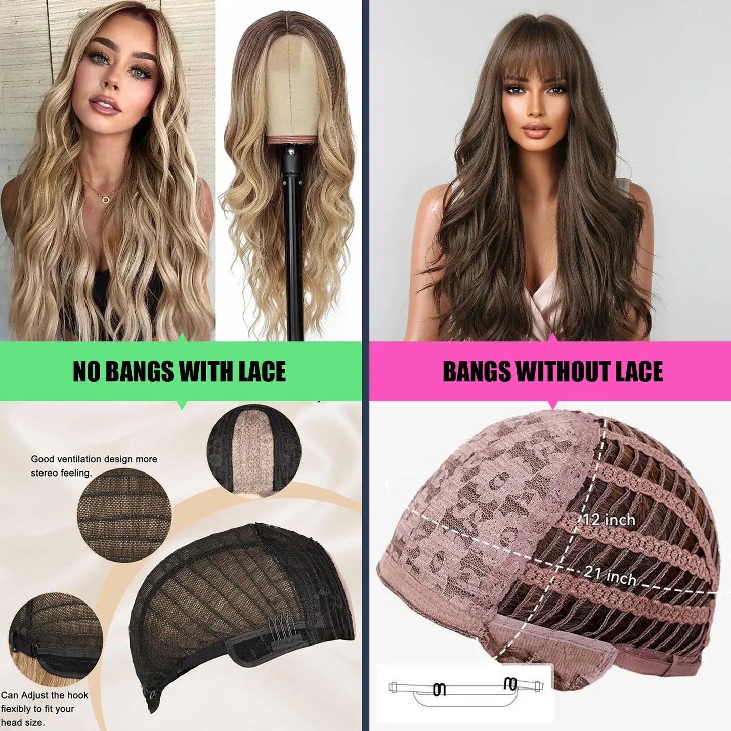 Ombre Blonde Curly Wig