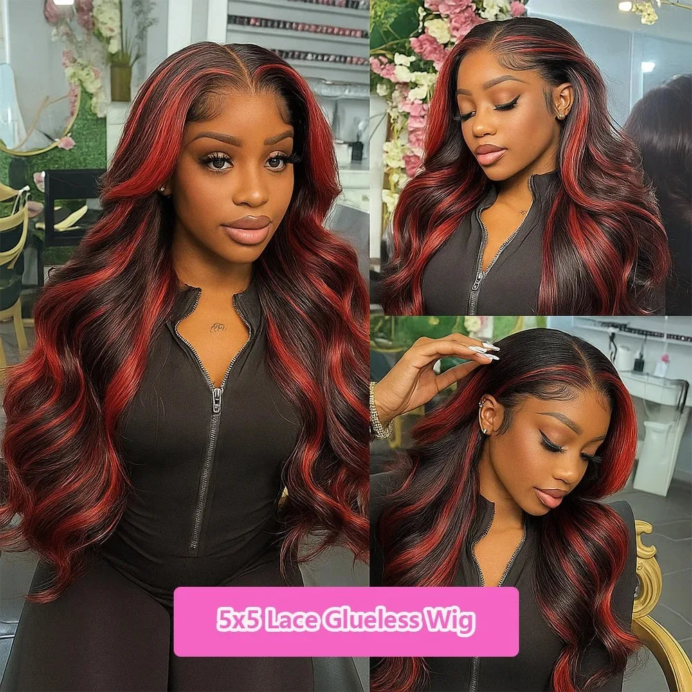 Highlight 5x5 Glueless Wigs Human Hair